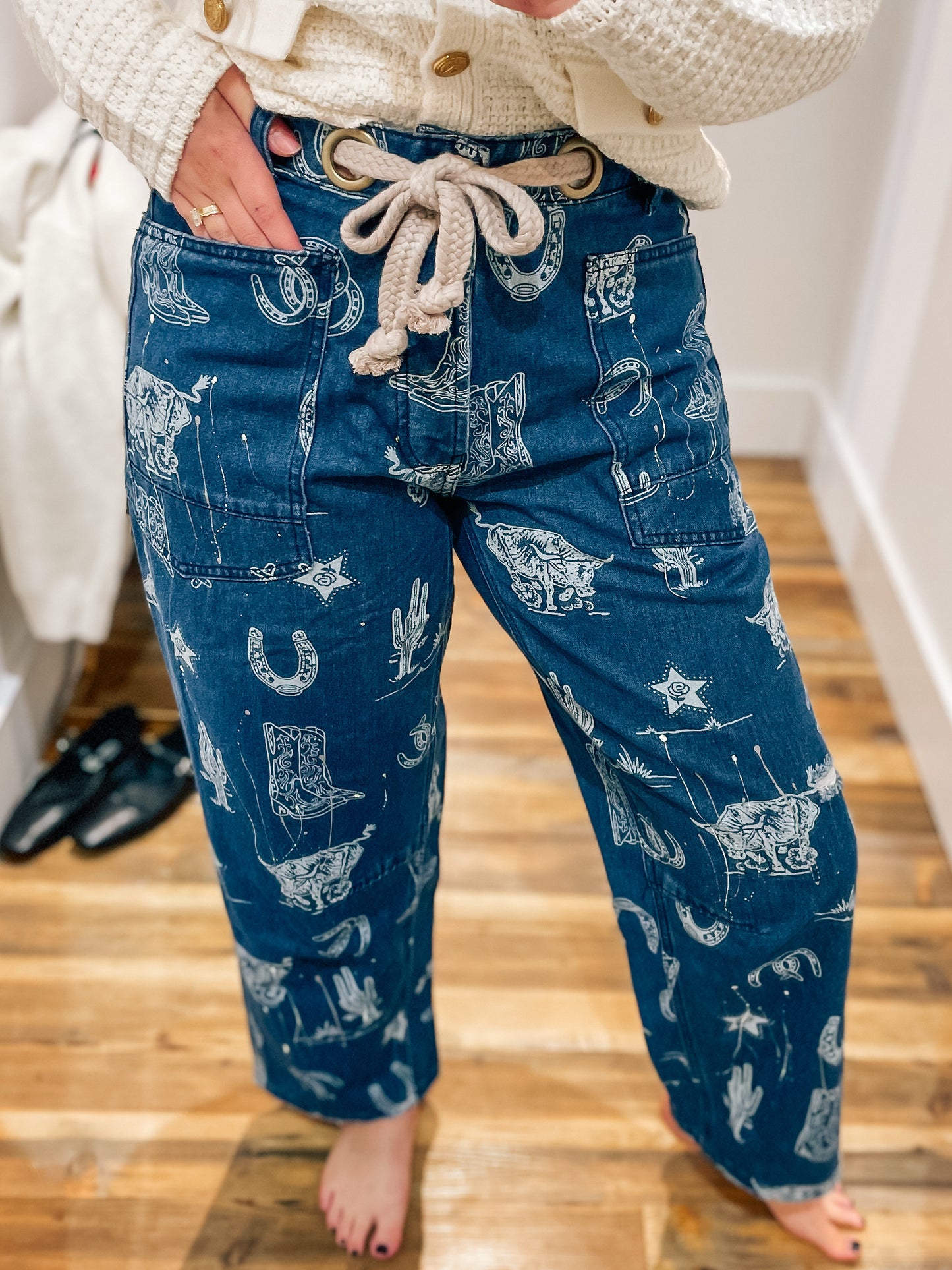 RINA BARREL JEANS