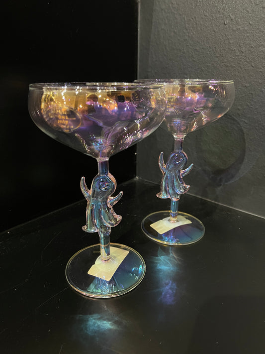 FRIENDLY GHOST WINE GLASSES