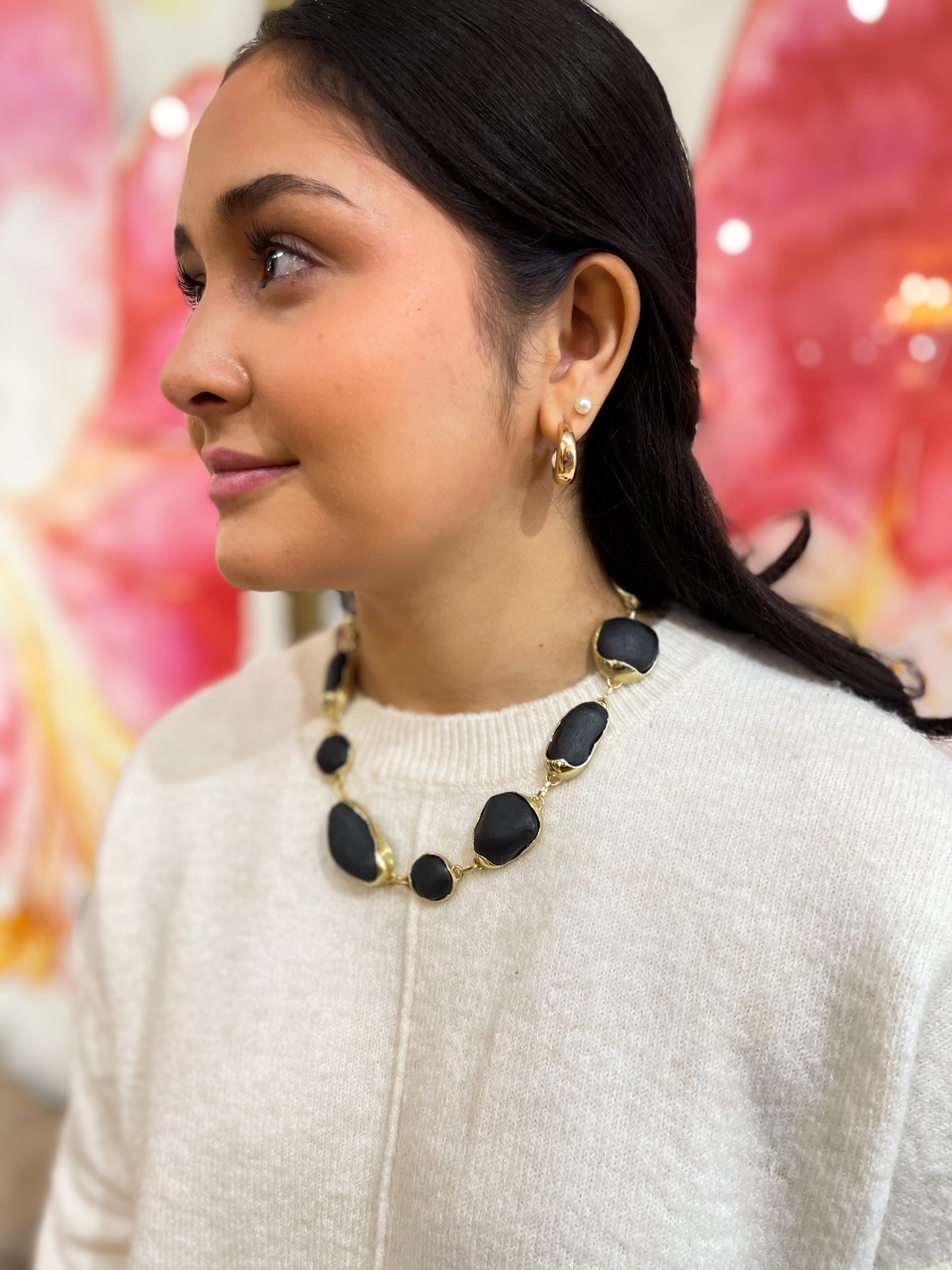 ATHENA BLACK NECKLACE