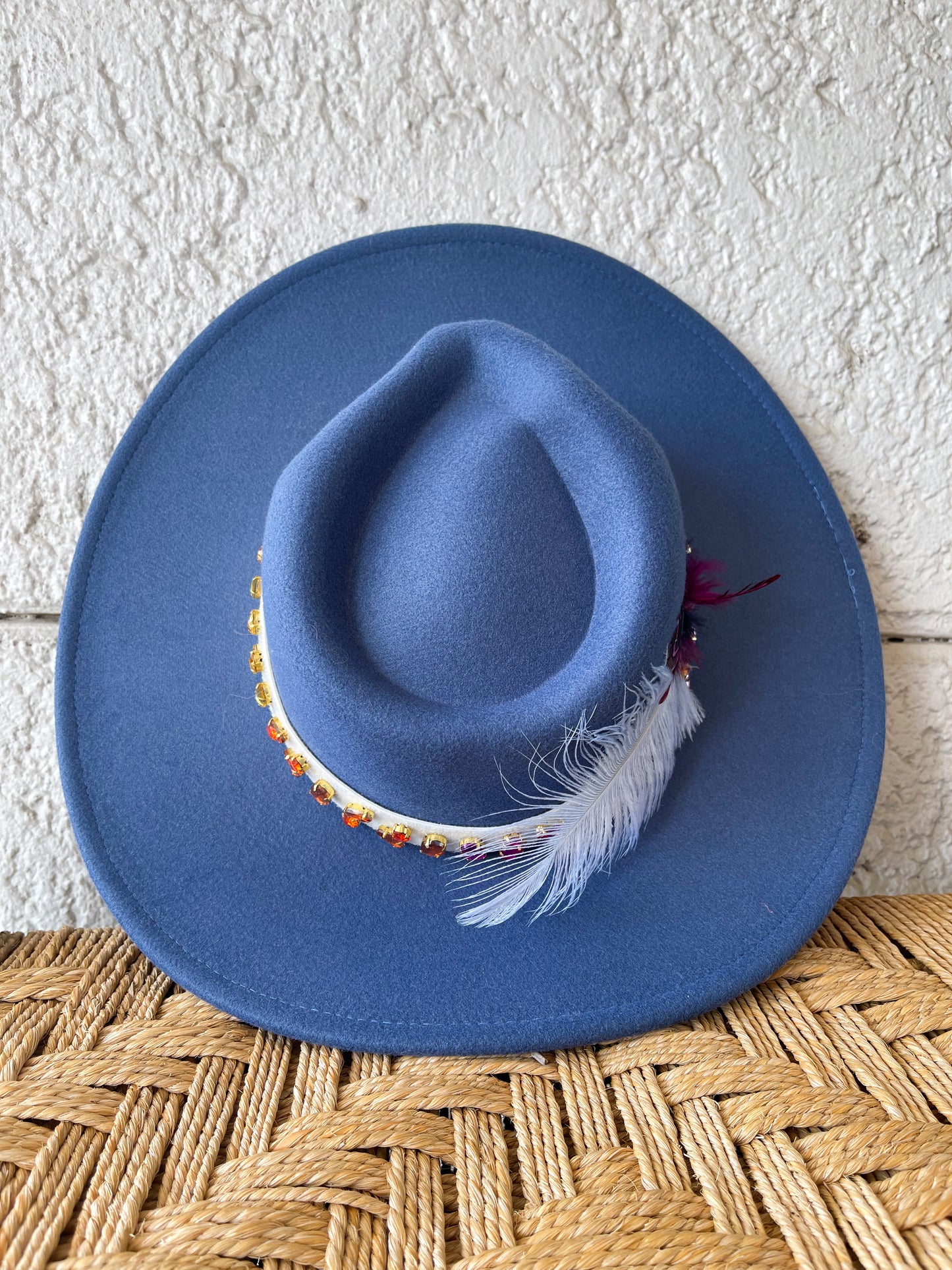 BLUE QUEEN WESTERN HAT