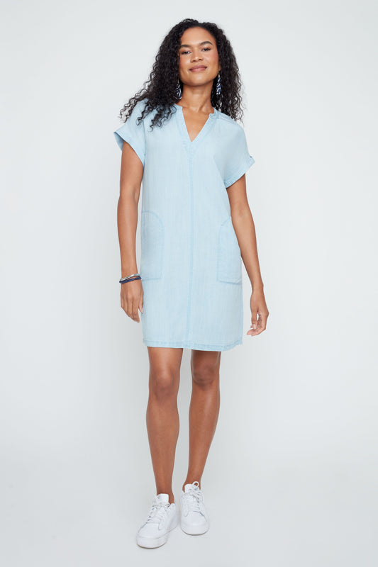 ALIZA CHAMBRAY DRESS