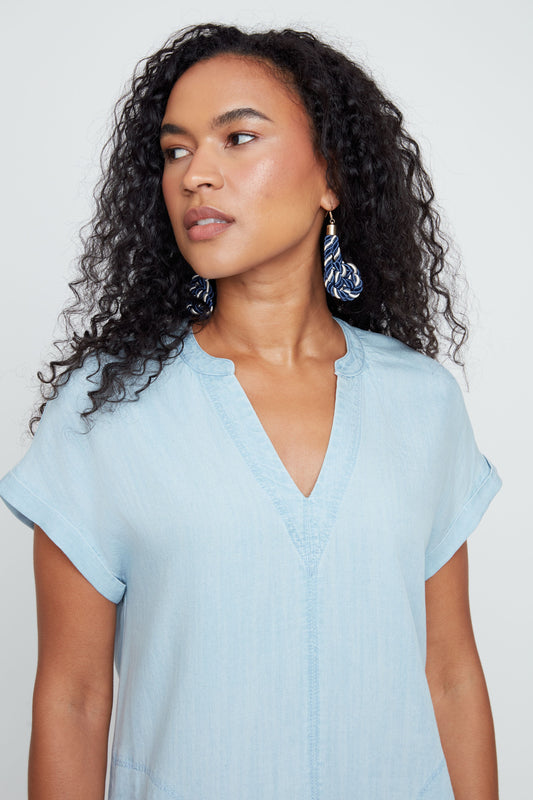 ALIZA CHAMBRAY DRESS