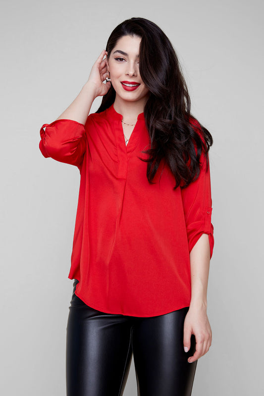 HARMONY SCARLET BLOUSE