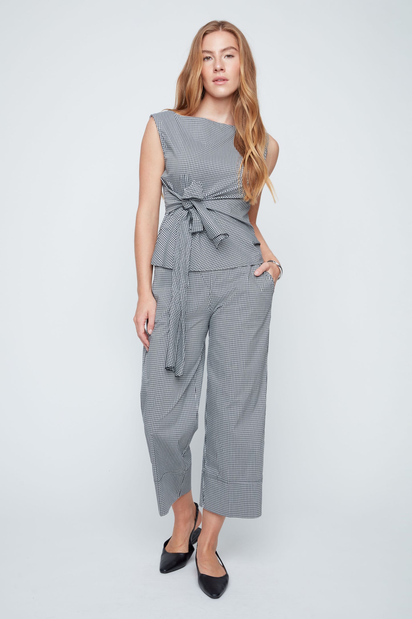 LORETTA INDIGO BLOUSE