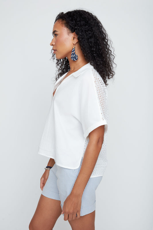 JULIETTE WHITE BLOUSE