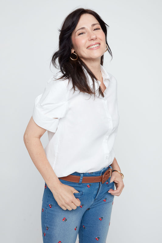 SELENE WHITE BLOUSE
