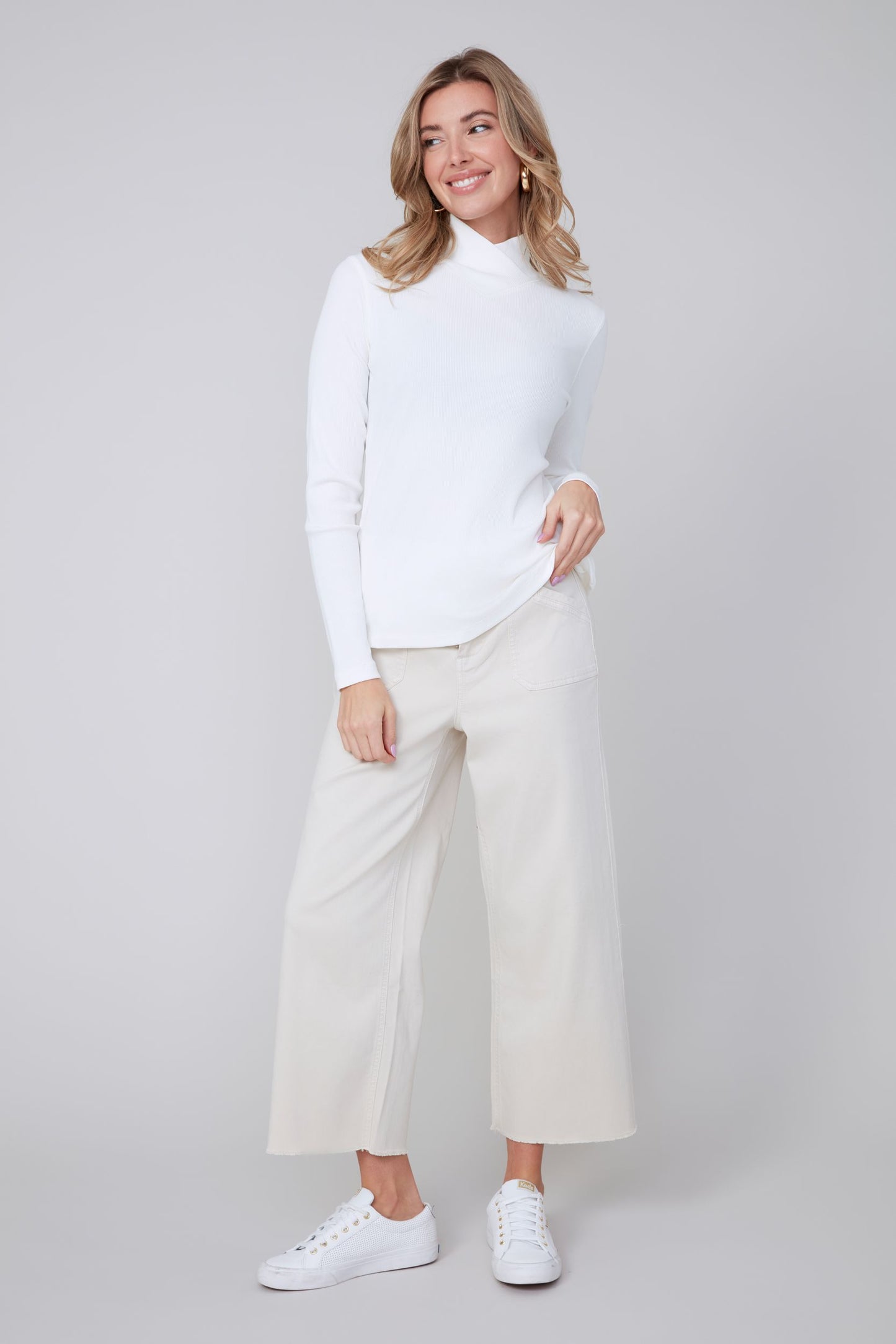 RILEY CREME TOP