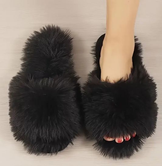 FURRY SLIPPERS