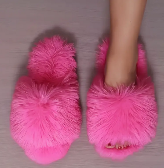 FURRY SLIPPERS