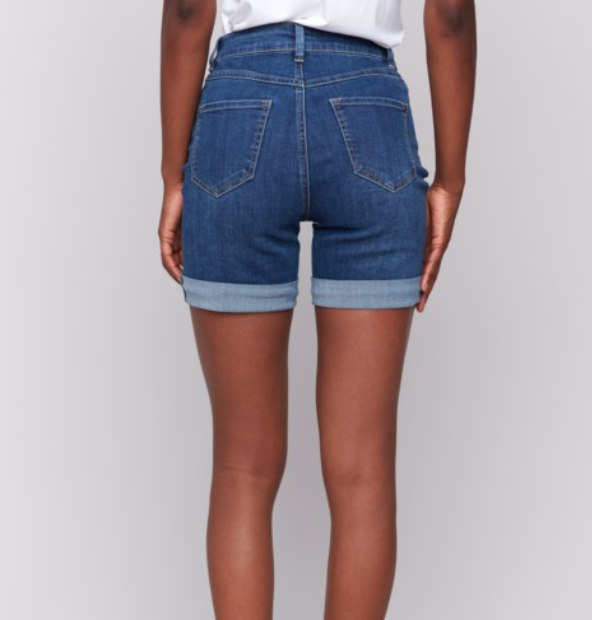 ARVELLA INDIGO SHORTS