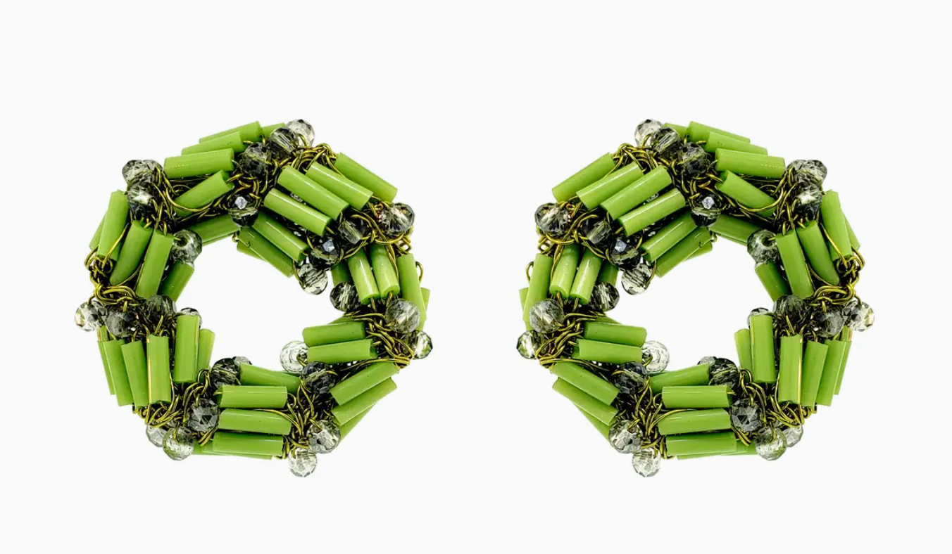 HELIX CROCHET EARRING