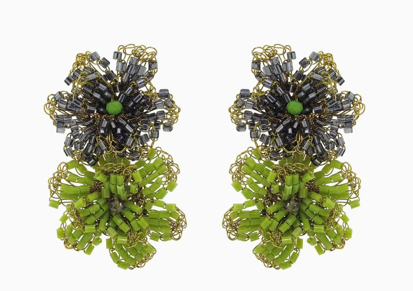 FLORA DUO CROCHET EARRING