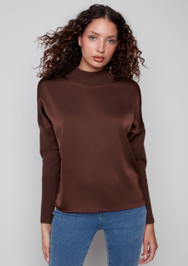 HEDDA MOCHA TOP