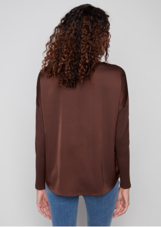 HEDDA MOCHA TOP