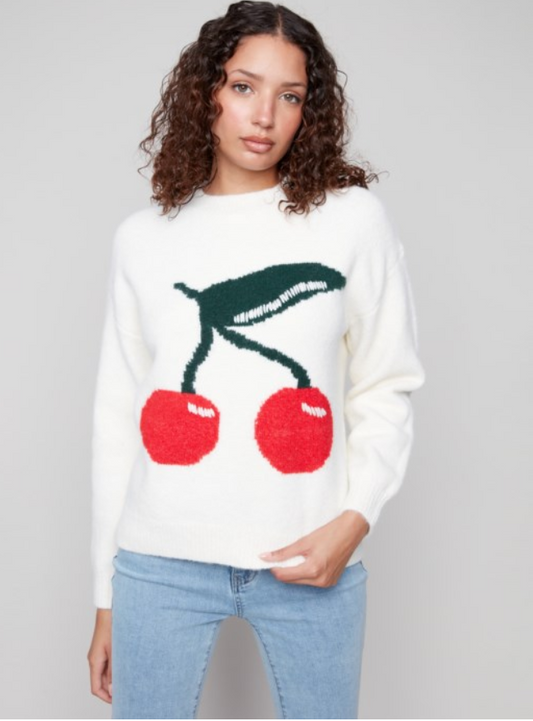 TOVE CHERRY SWEATER
