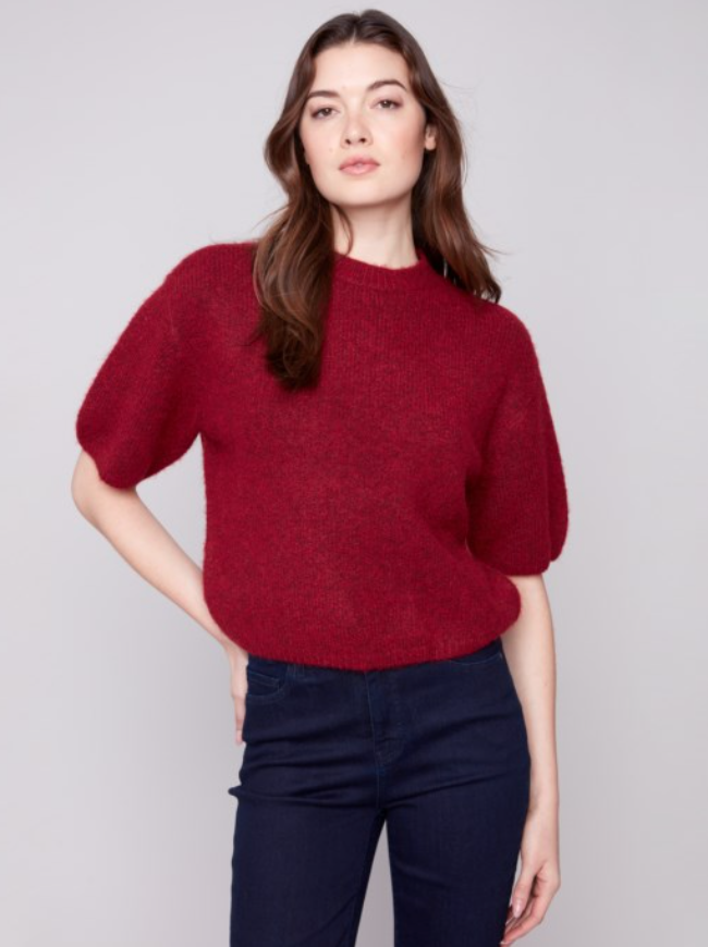 VICTORIA CABERNET SWEATER