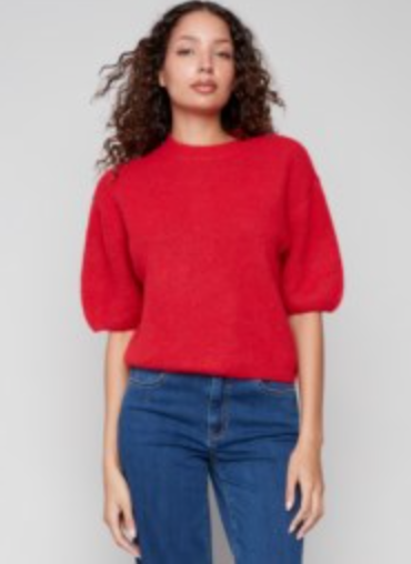 VICTORIA CRIMSON SWEATER
