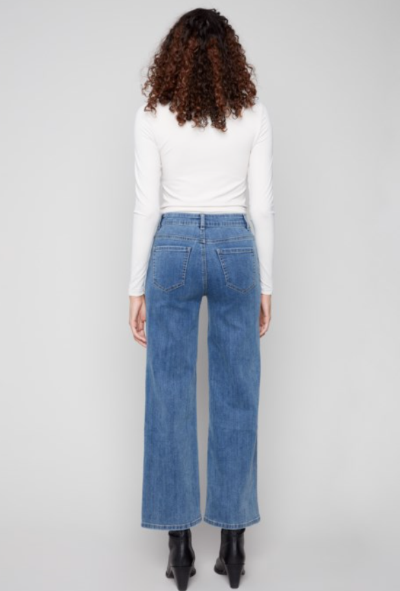 ISLA HEART WIDE LEG DENIM