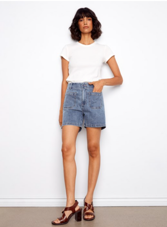 PRUDENCE MEDIUM BLUE SHORTS