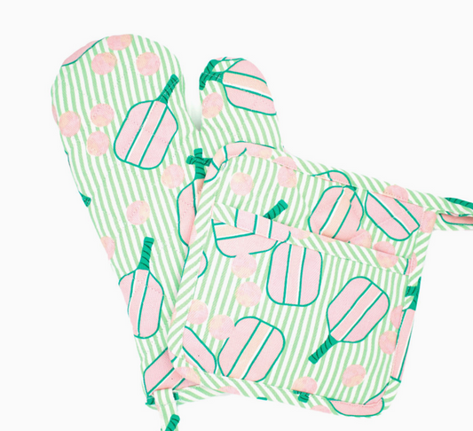 PICKLEBALL OVEN MITT SET