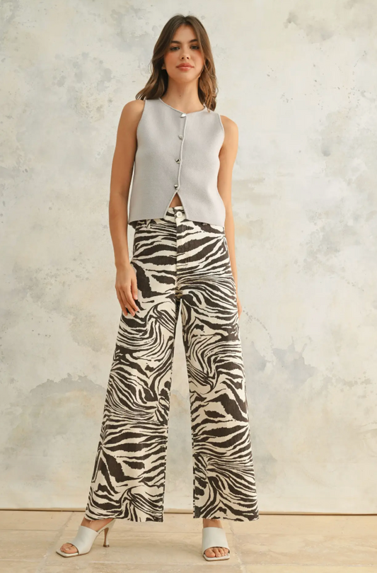 RESHAYE ZEBRA JEANS