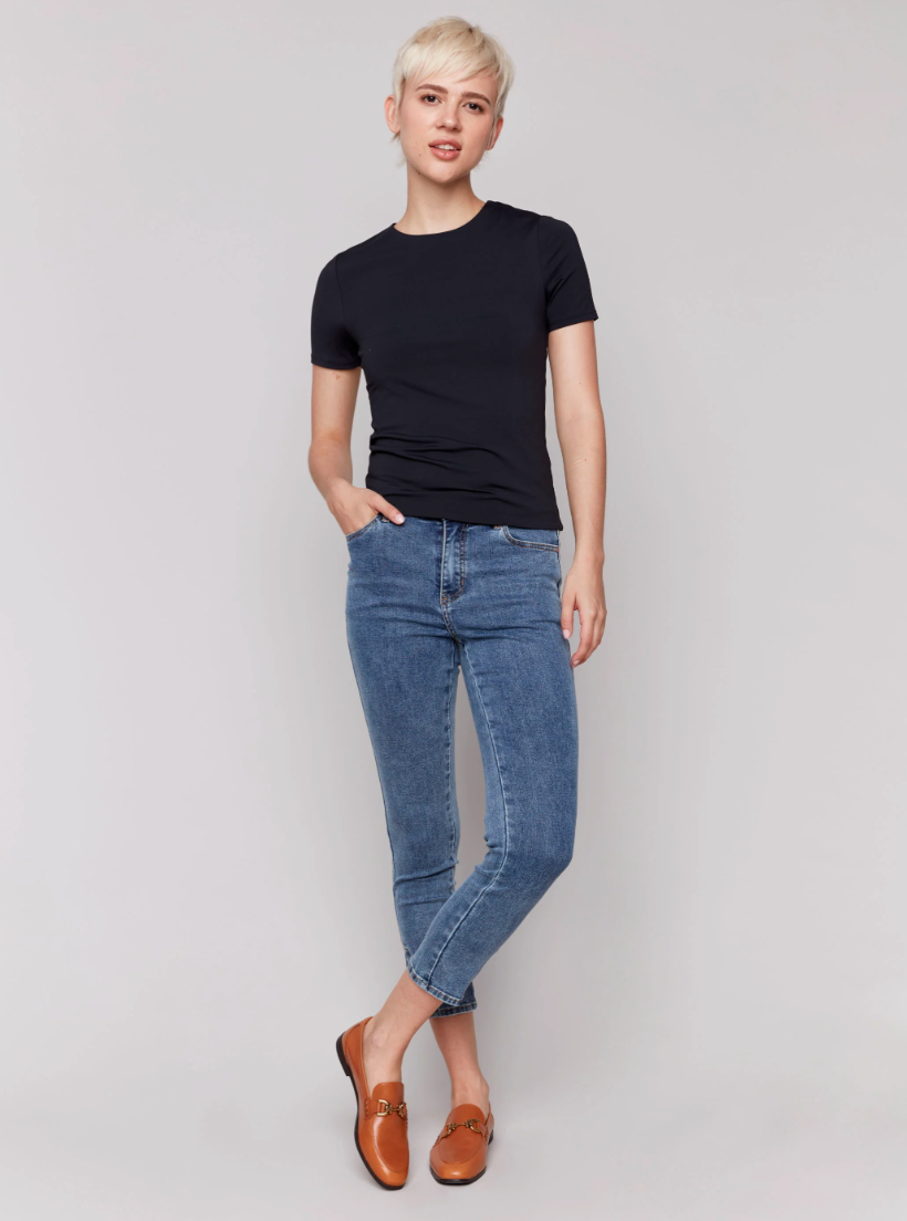 REINA BLACK TEE