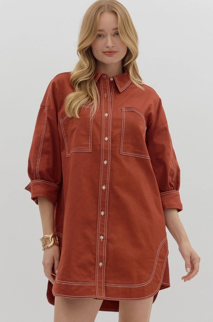 JENNIFER SHIRT DRESS