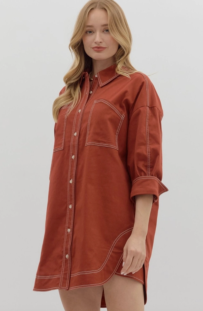 JENNIFER SHIRT DRESS