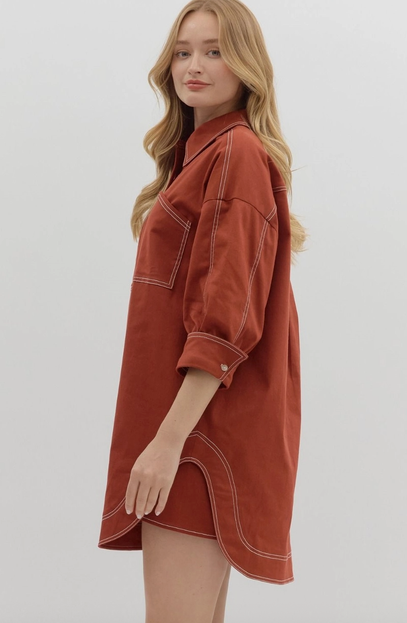 JENNIFER SHIRT DRESS