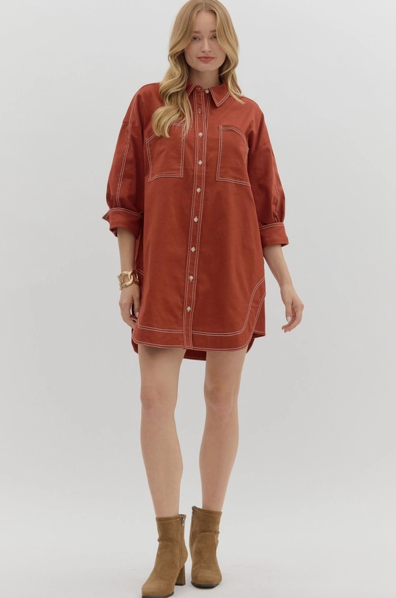 JENNIFER SHIRT DRESS