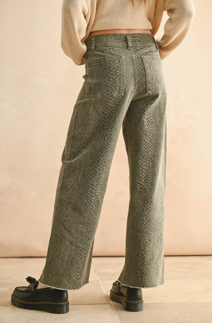 RESHAYE SNAKE JEANS