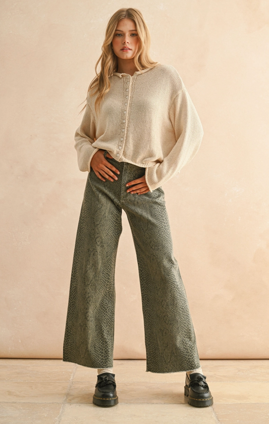 RESHAYE SNAKE JEANS