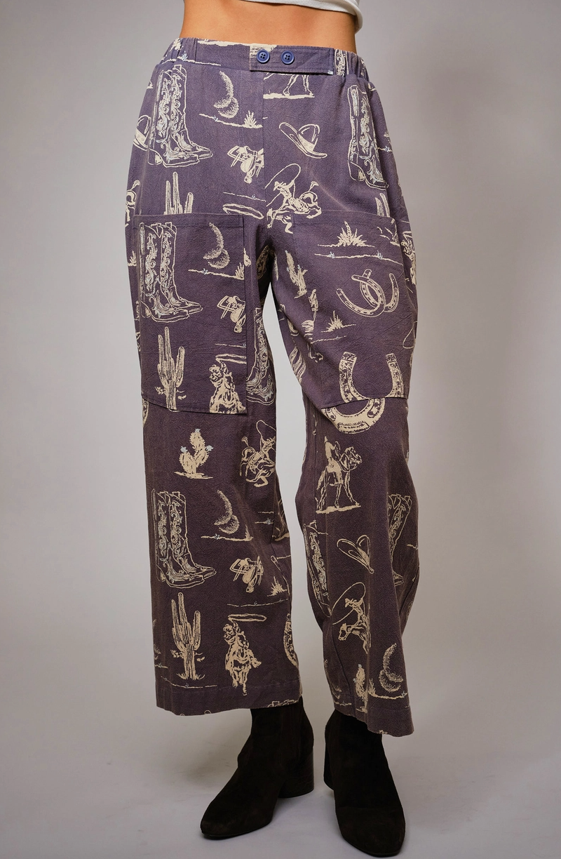 YRENE WESTERN PANTS