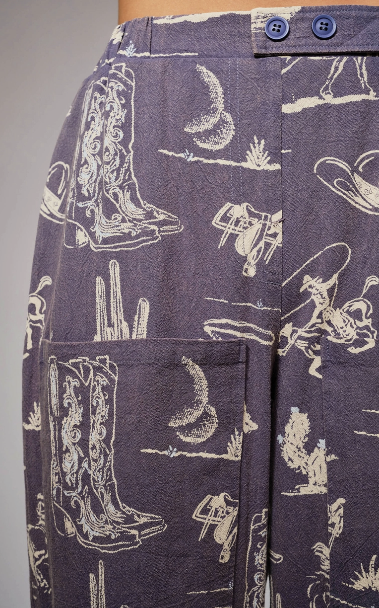 YRENE WESTERN PANTS