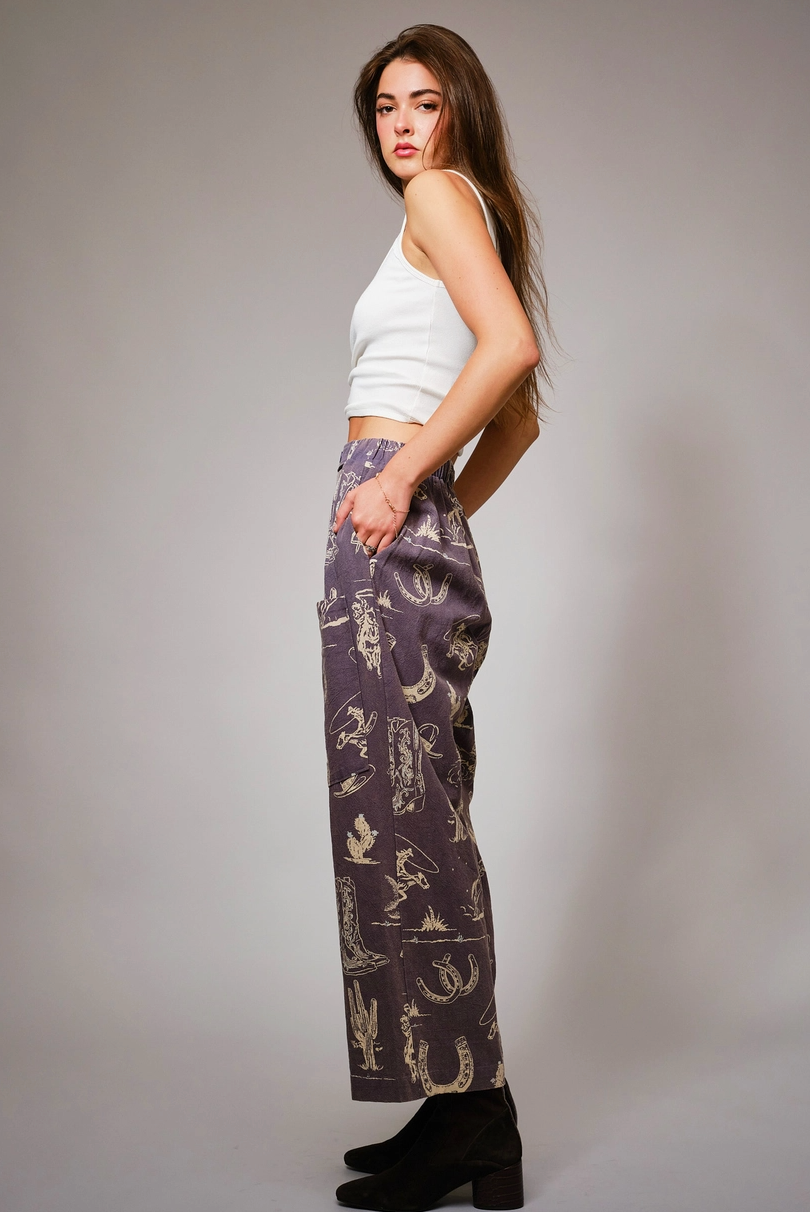 YRENE WESTERN PANTS