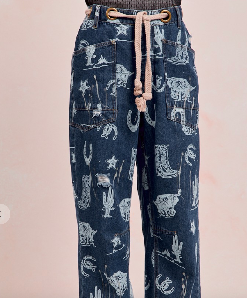 RINA BARREL JEANS