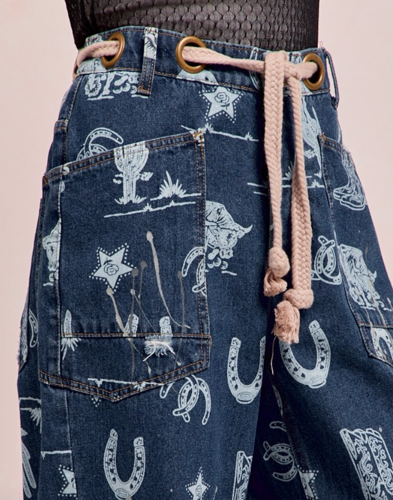 RINA BARREL JEANS