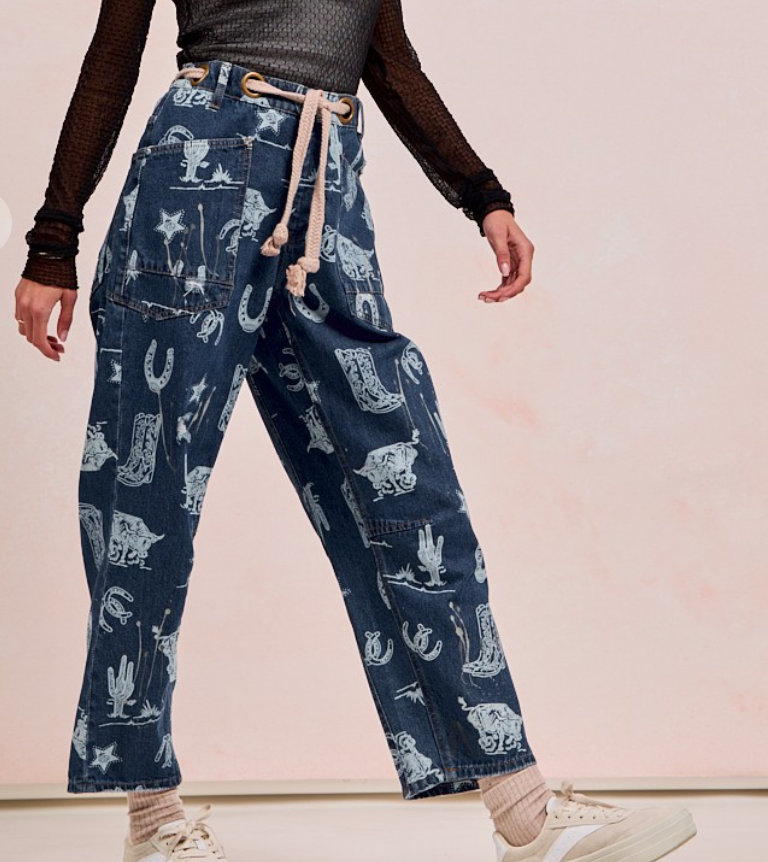 RINA BARREL JEANS