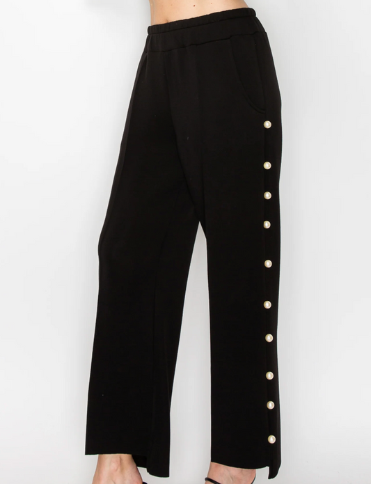 FARRAH BLACK PEARL PANT