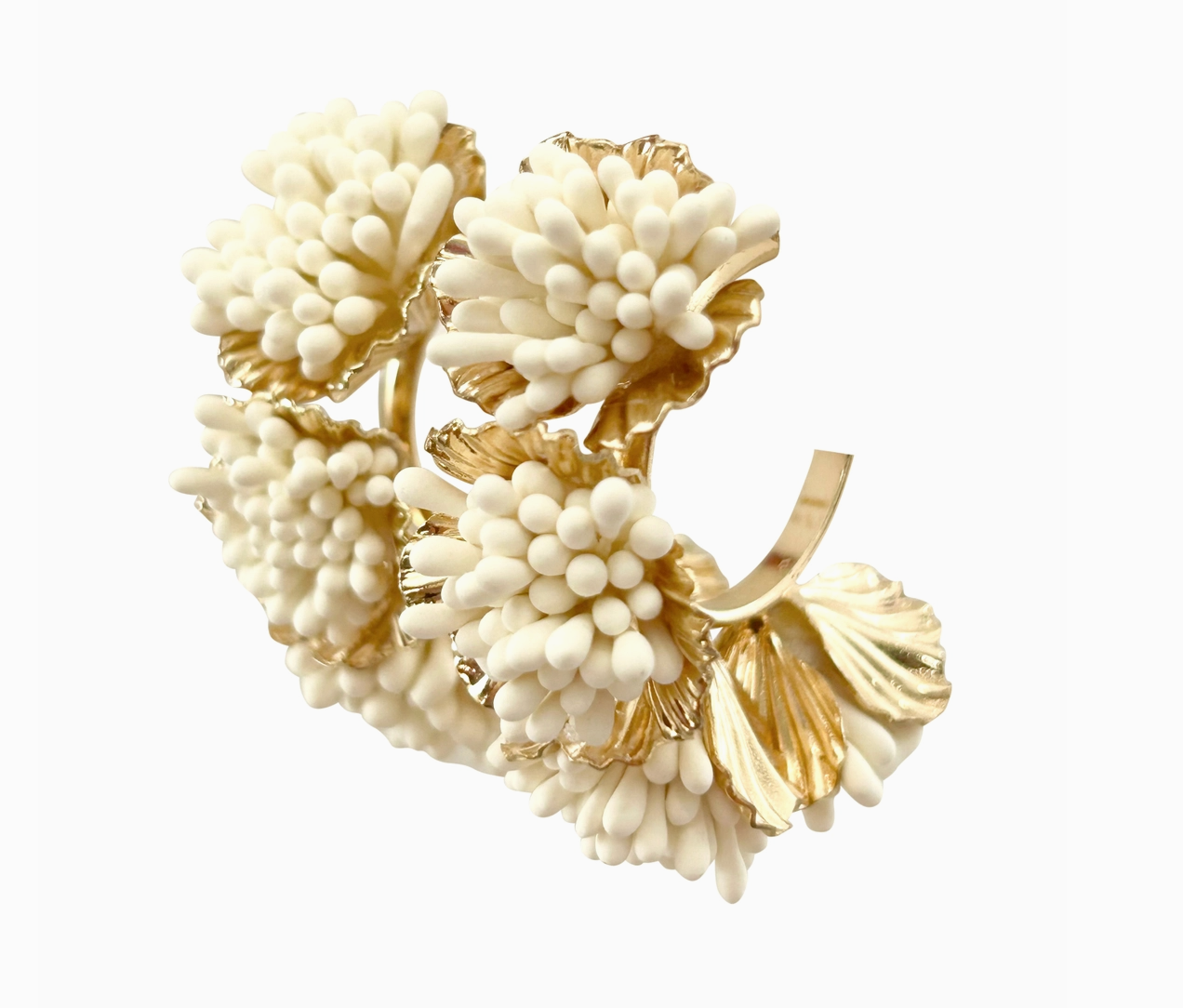 MAXINE CREAM EARRINGS