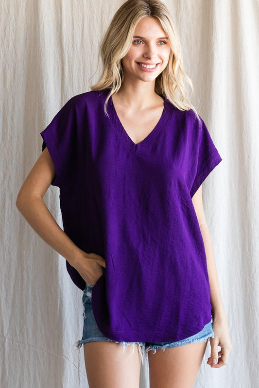 FELICITY PURPLE TOP