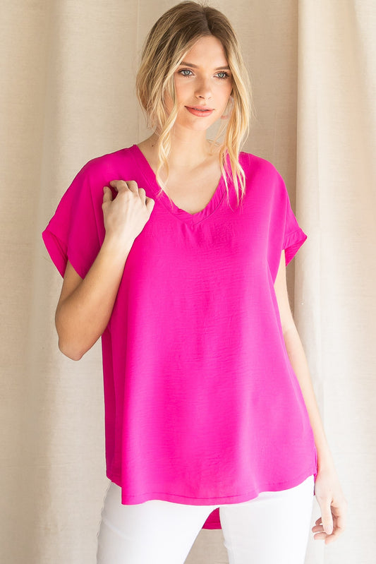 FELICITY HOT PINK TOP