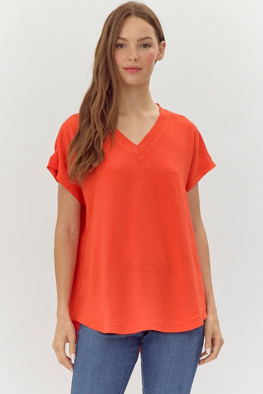 FELICITY ORANGE TOP