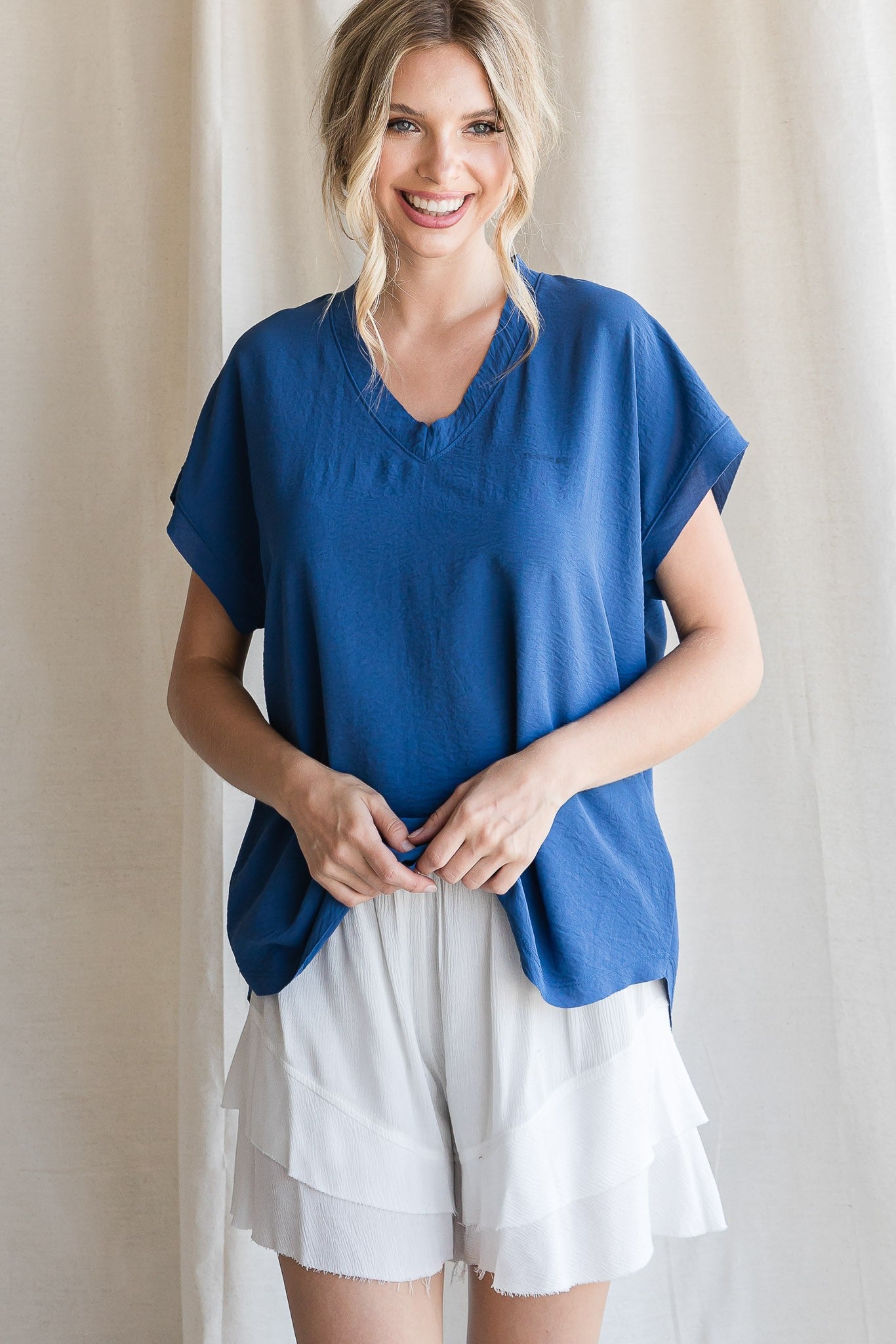 FELICITY DENIM TOP