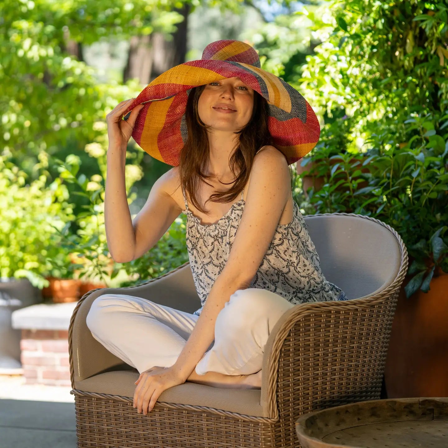 SEASIDE HAT SASSAFRAS SWIRL 7"