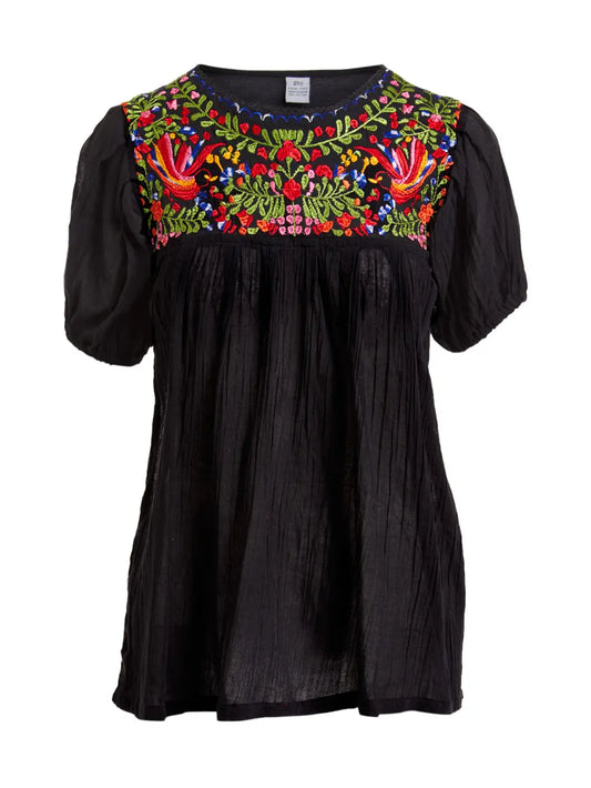 SELENA TOP BLACK