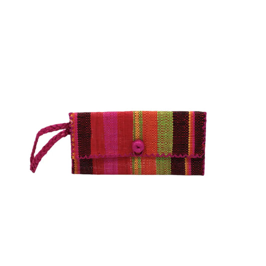YARA WATERMELON SWIRL CLUTCH