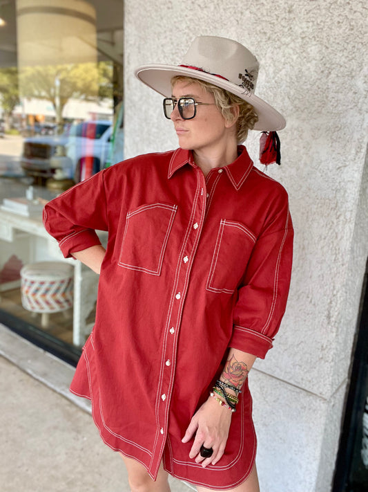 JENNIFER SHIRT DRESS