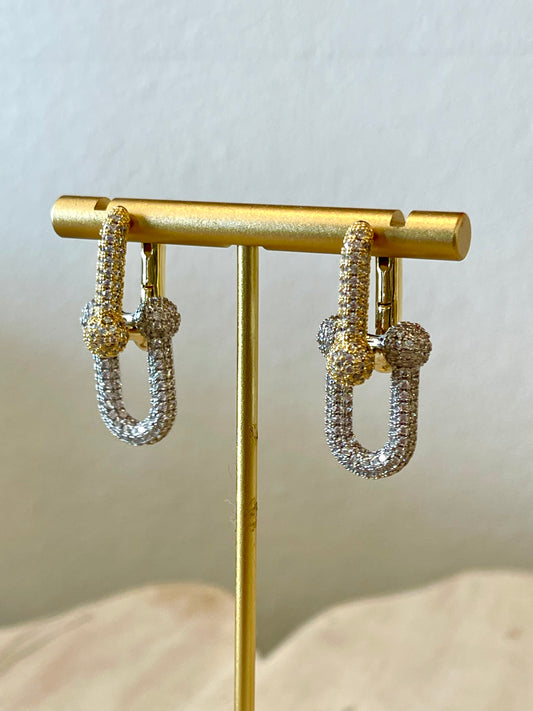 CHLOE CHAIN LINK EARRING