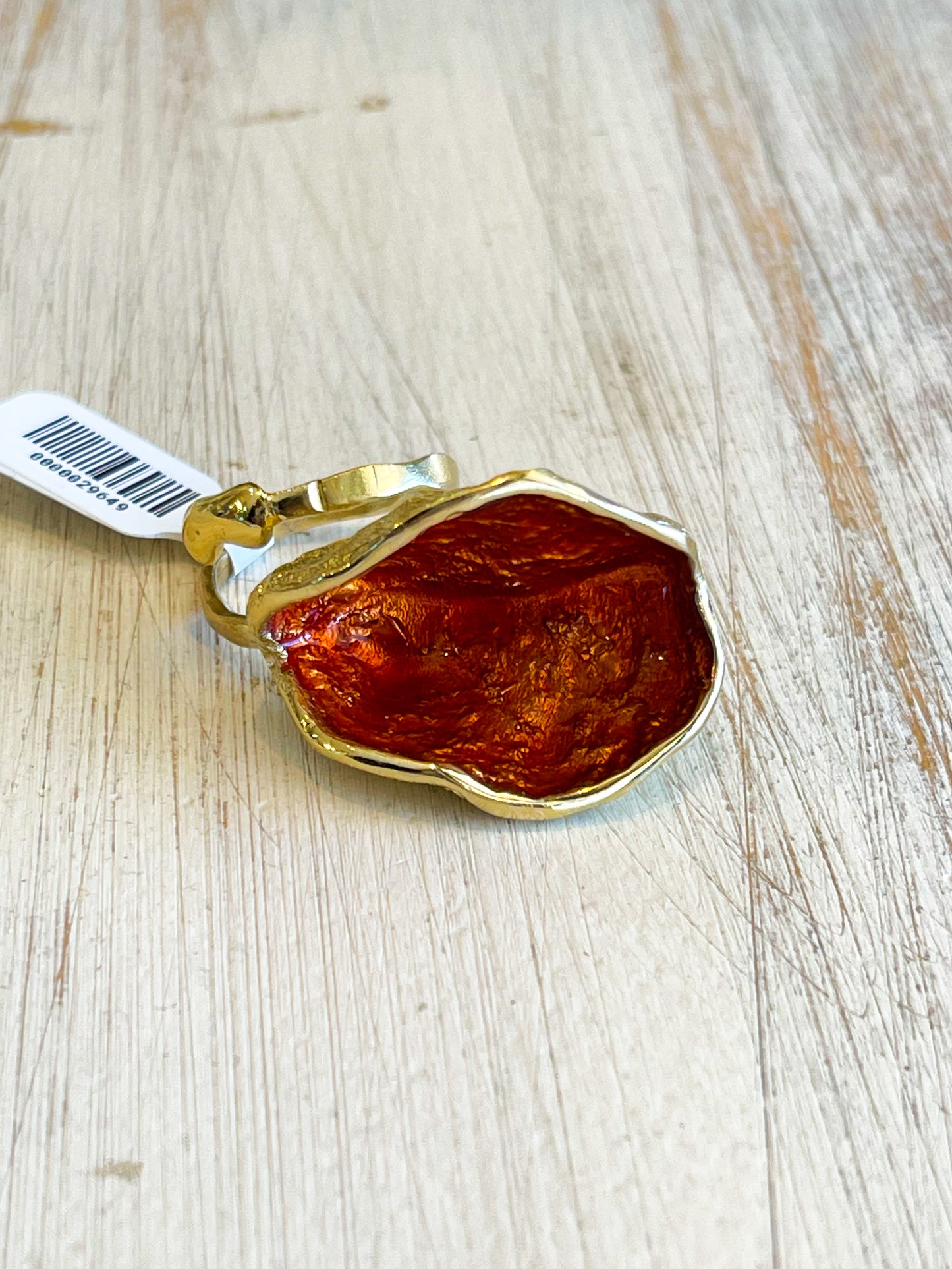 COPPER AND GOLD RING